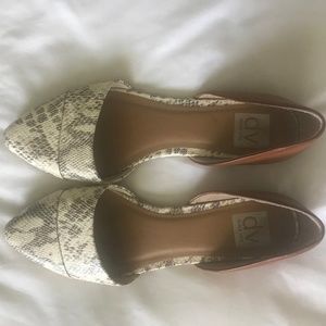 Dolce Vita Snakeskin Flats